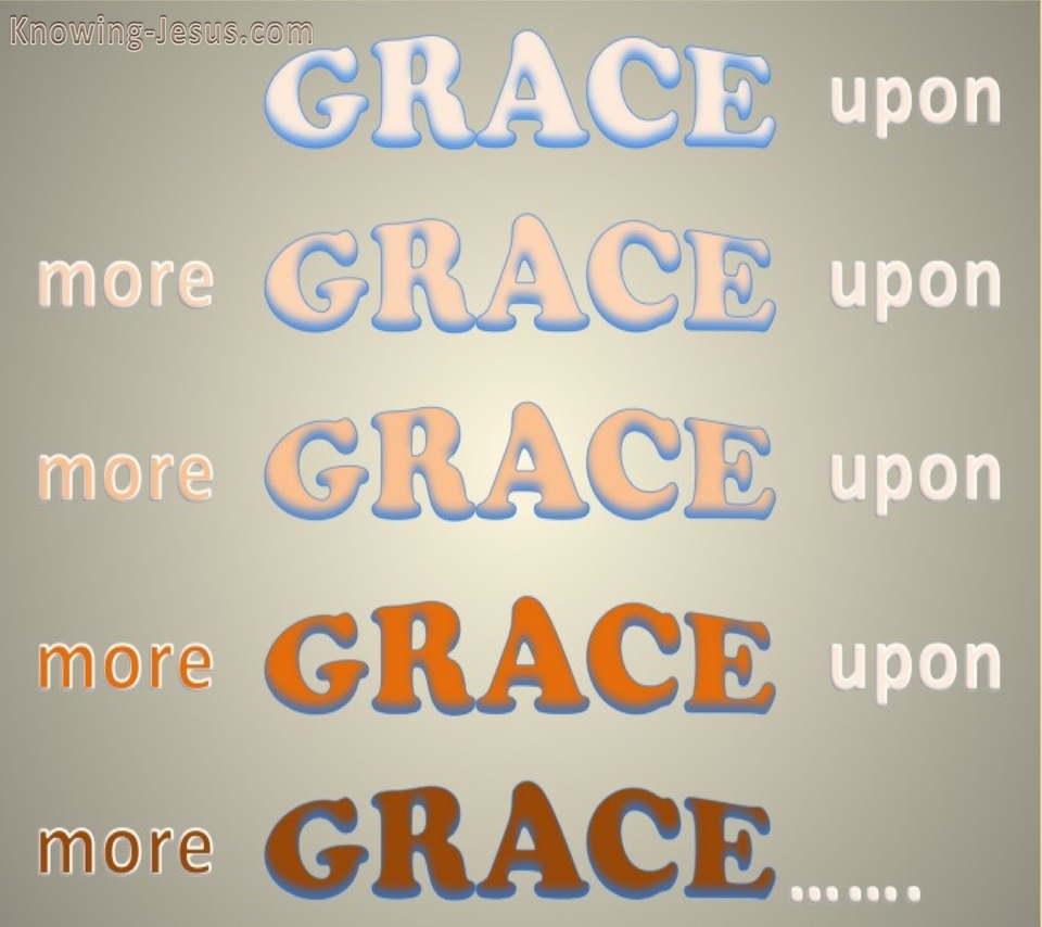John 1:16 Grace Upon Grace (devotional)12:31   (pink)